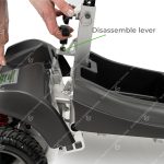 alumina portable mobility scooter disassemble lever