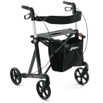 buffalo 4 wheel rollator walker heavy duty newbury