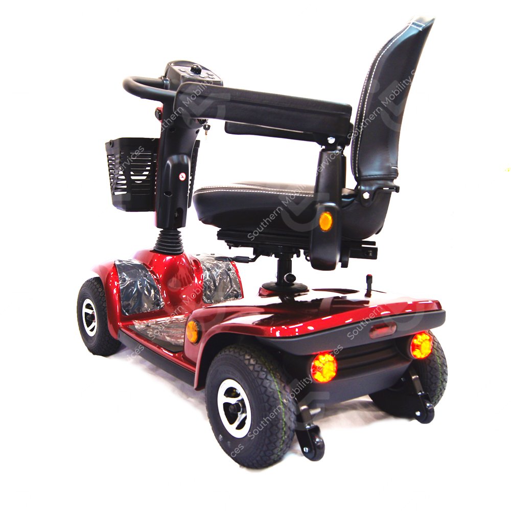 invacare leo 4mph mobility scooter red