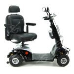 kymco midi 8mph silver black seat swivel