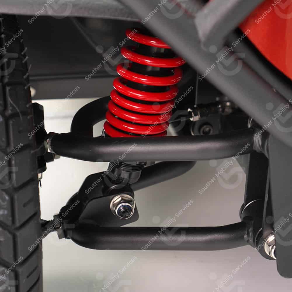 mini crosser mobility scooter front suspension
