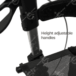 saljo carbon fibre walker arm height adjustment