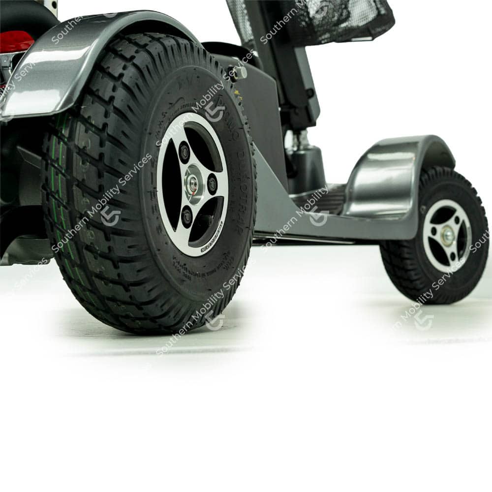 sapphire 2 portable mobility scooter side profile