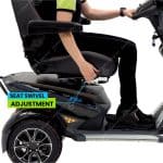 vita sport 8mph mobility scooter seat swivel