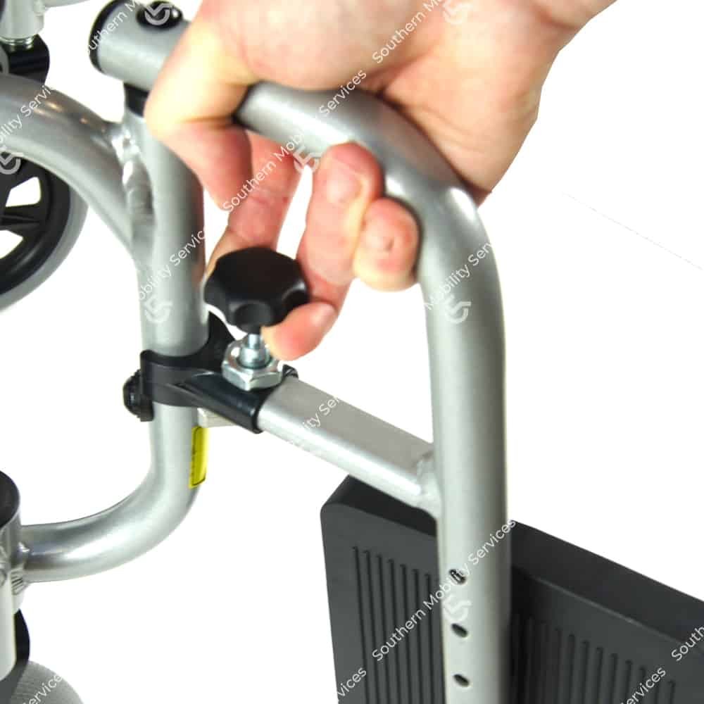 karma 25 transit wheelchair leg rests