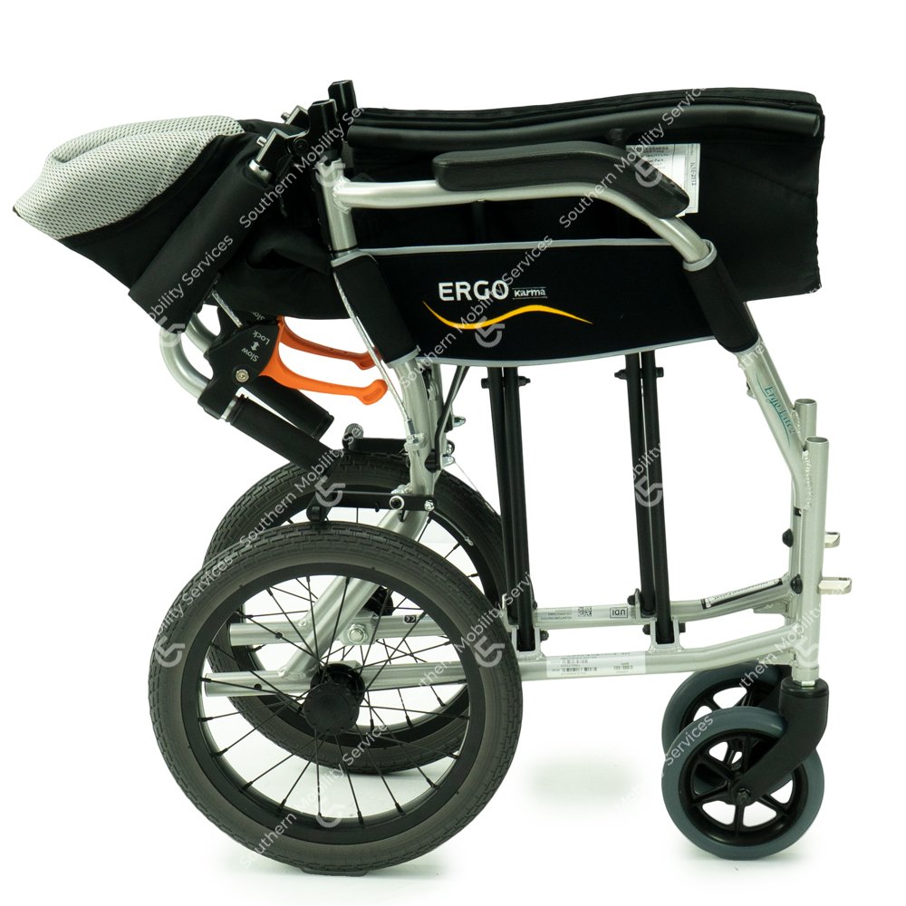 karma ergo lite 2 transit wheelchair folded