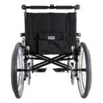 karma flexx hd self propelled wheelchair rear view