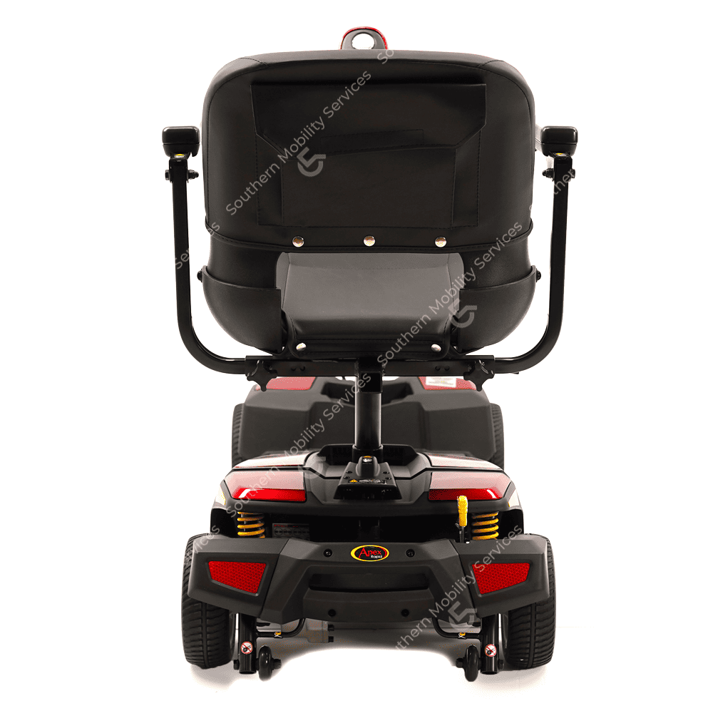 apex rapid portable scooter front view