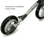 topro olympos 4 wheel walker rollator brakes