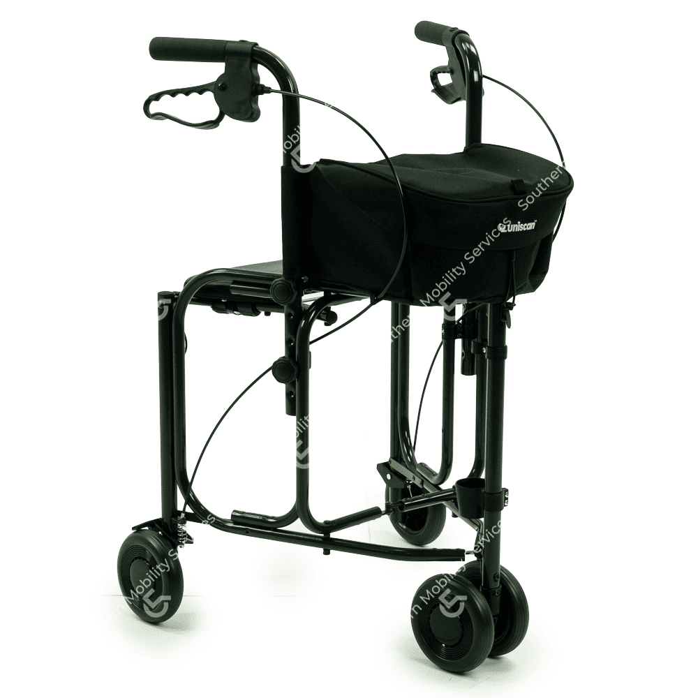 uni scan lightweight 3 walker with seat basingstoke