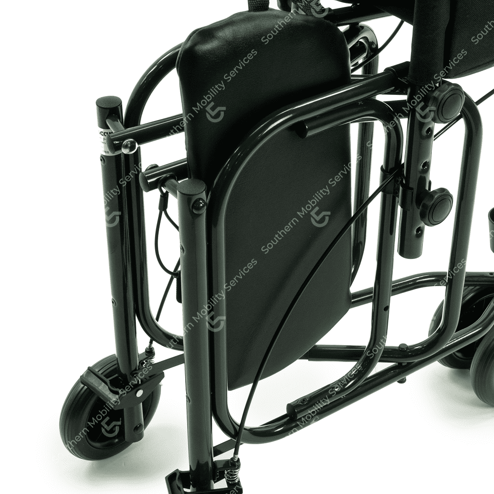 uni scan lightweight 3 walker with seat folded