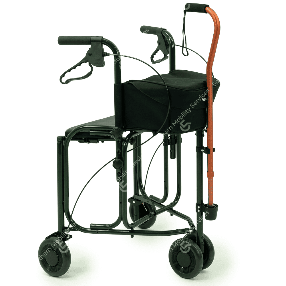 uni scan lightweight 3 walker with seat odiham