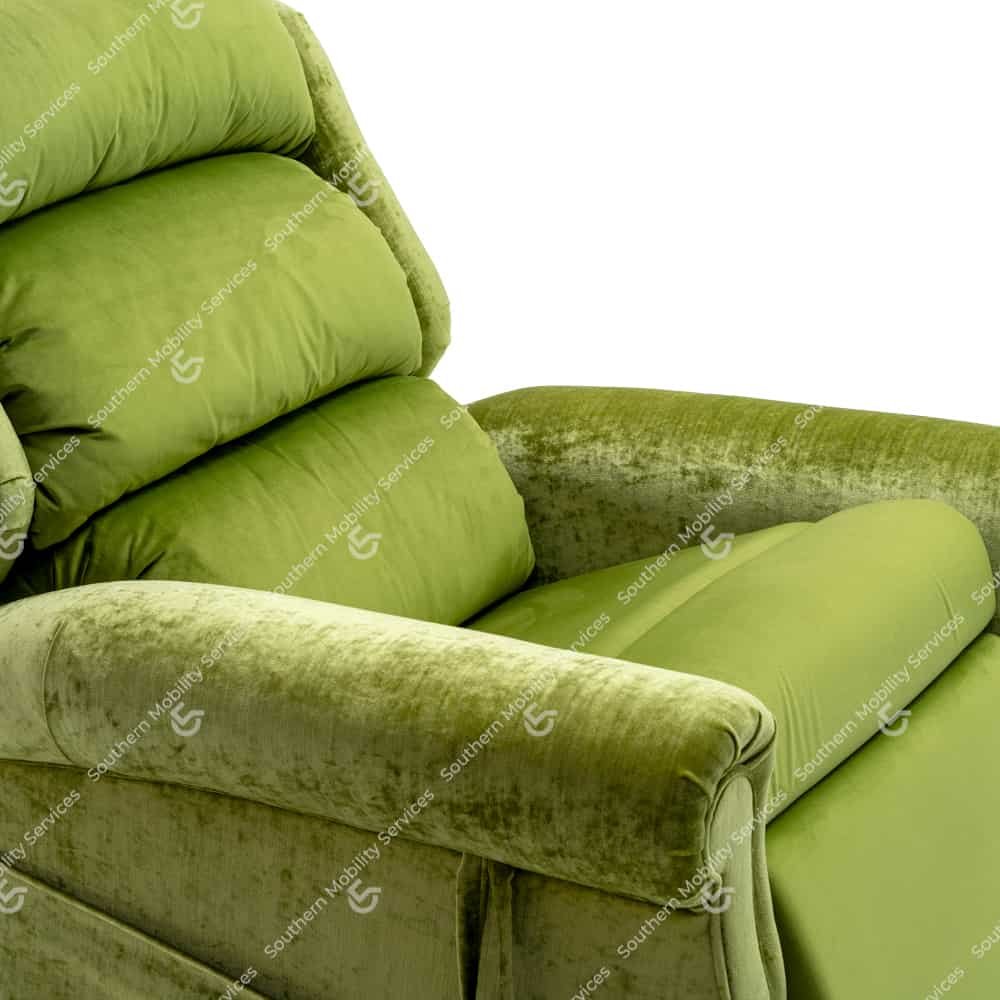 green riser recliner chair tri motor seat