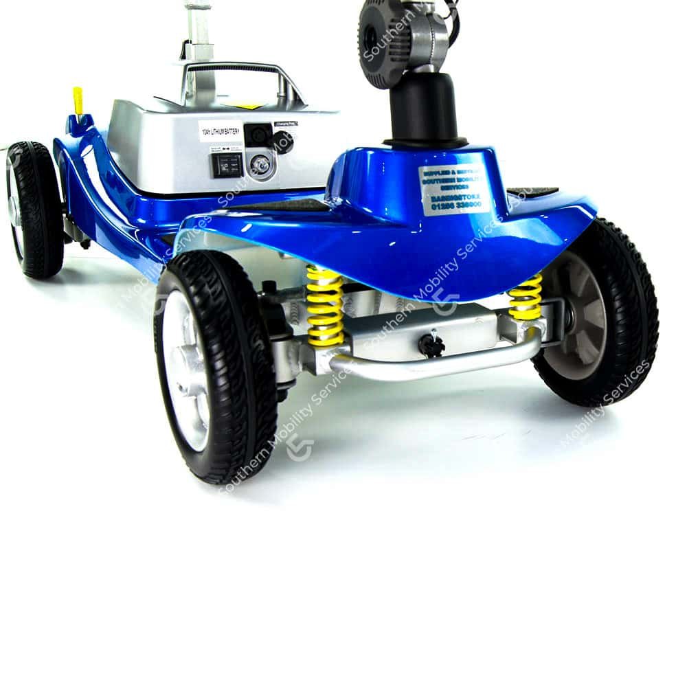 illusion aluminium portable mobility scooter front suspension