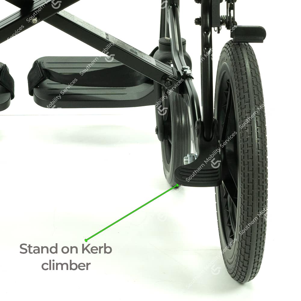 karma sparrow transit wheelchair stand on kerb climber