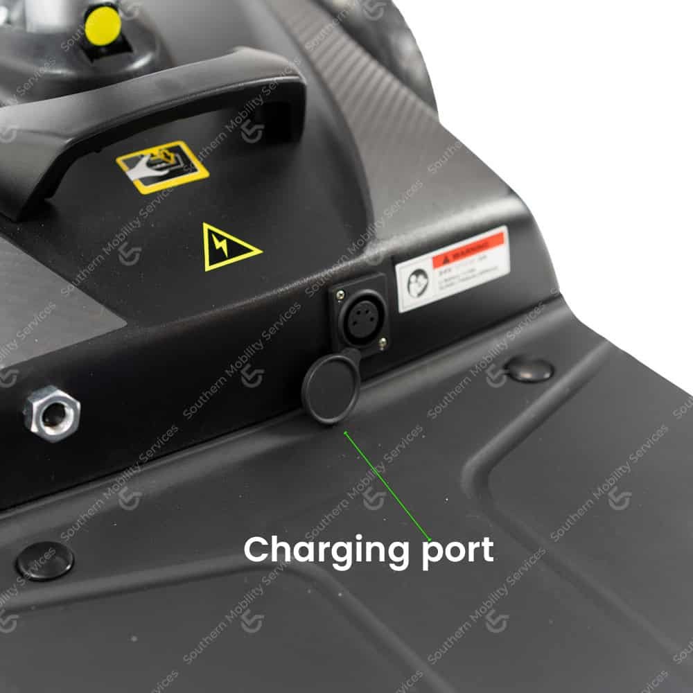 evolite portable mobility scooter charging point