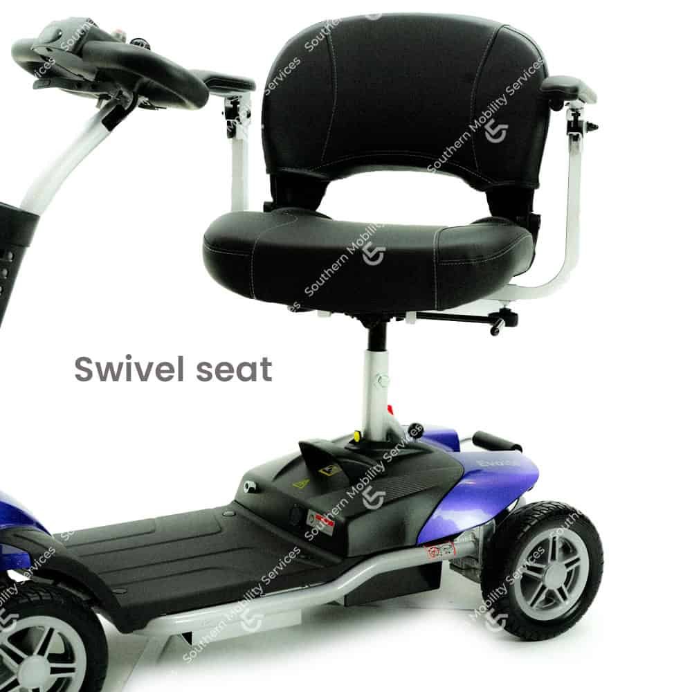 evolite portable mobility scooter swivel seat