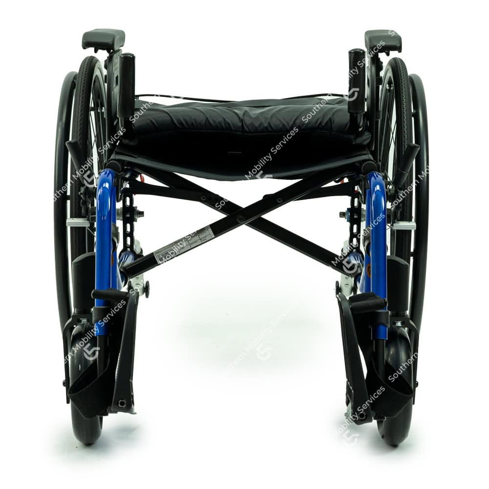 invacare action 4 lite wheelchair folded