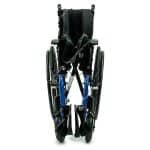 invacare action 4 lite wheelchair front folded