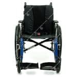 invacare action 4 lite wheelchair front view