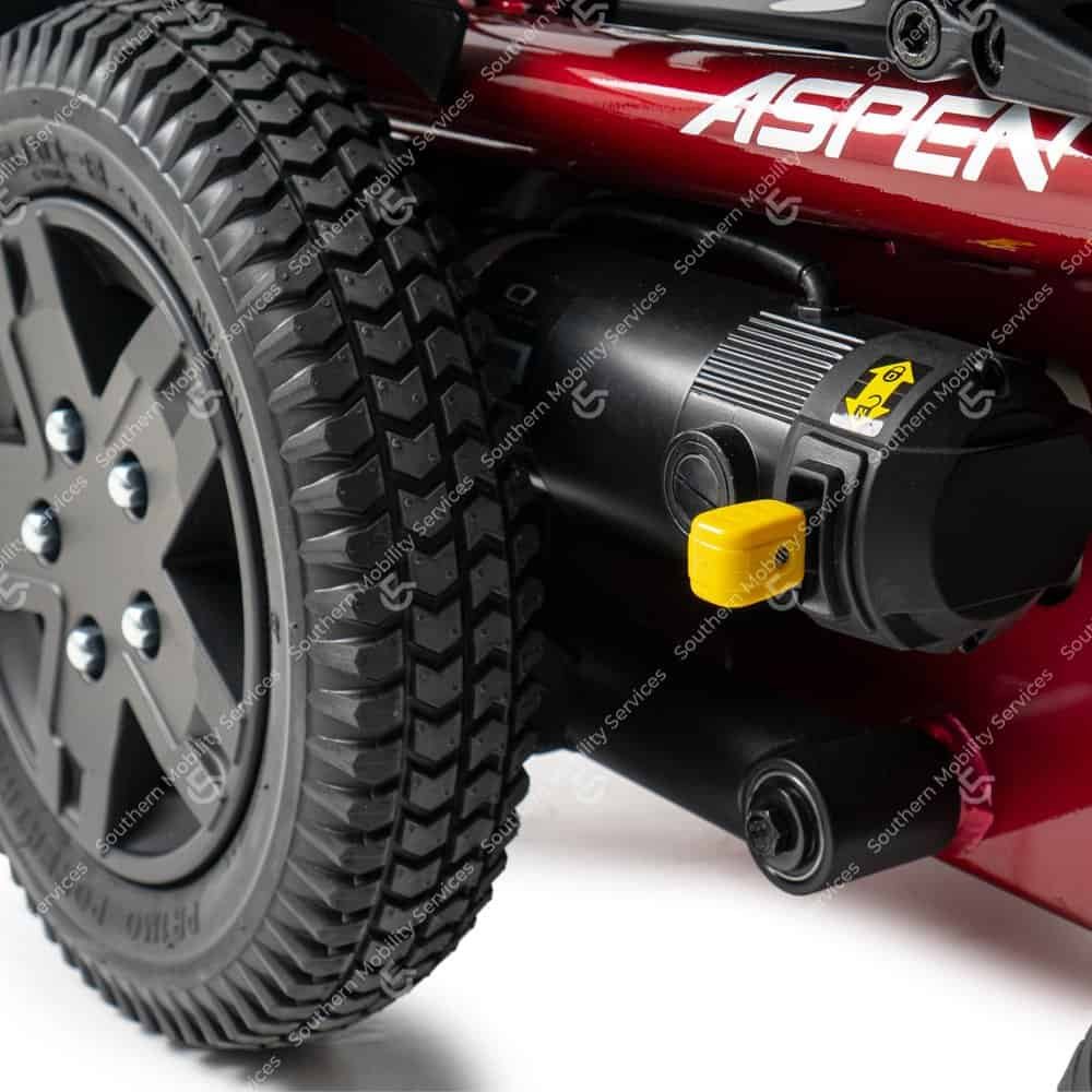 quantum aspen attendant powerchair motor