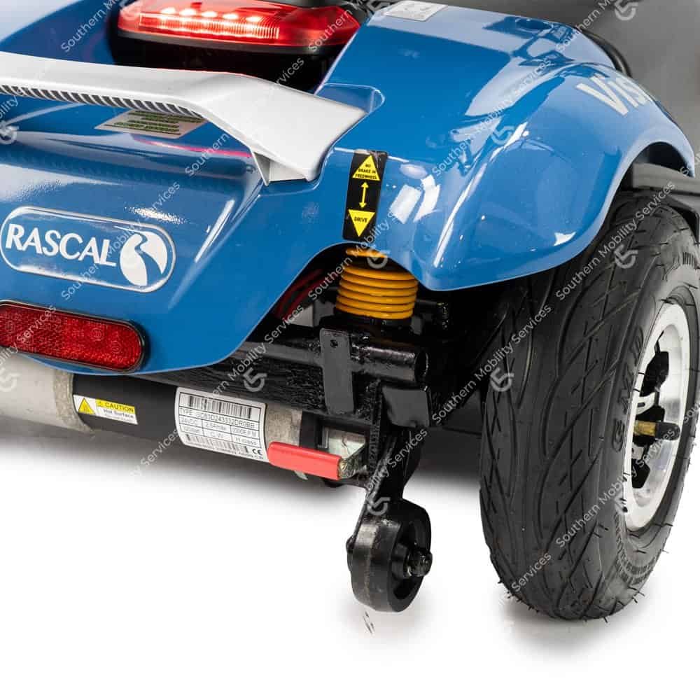 used blue vista portable mobility scooter