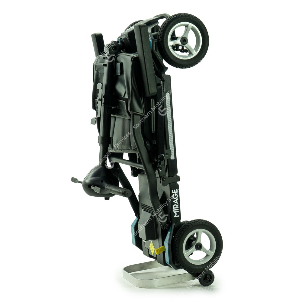 mirage lightest folding portable mobility scooter folded