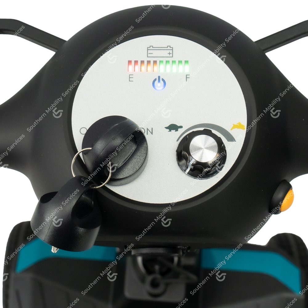 mirage lightest folding portable mobility scooter tiller