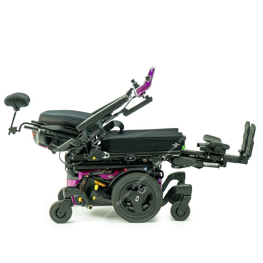 quantum edge3 stretto powerchair fully reclined