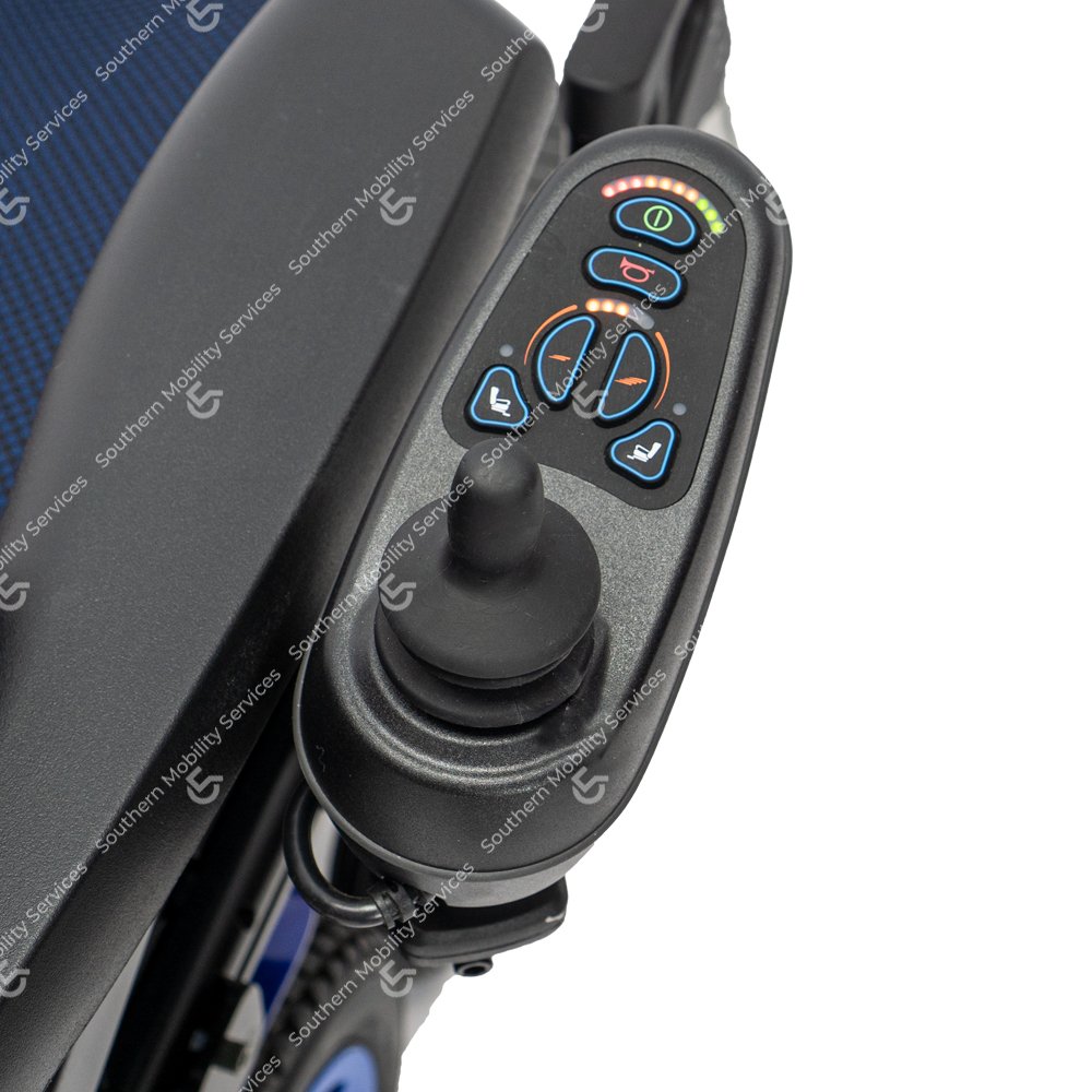 used quickie q300 powerchair hand swing away control