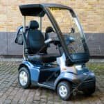 Tga Breeze 8mph Mobility Scooter With Canopy 12 tga breeze blue 8mph mobility scooter with canopy