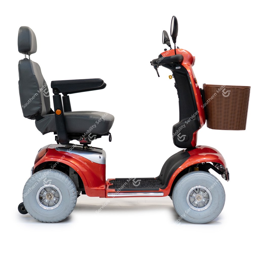 shoprider cadiz 8mph mobility scooter in orange basingstoke