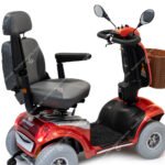 Used Shoprider Cadiz 8mph Mobility Scooter in Orange 6 shoprider cadiz 8mph mobility scooter in orange swivel seat