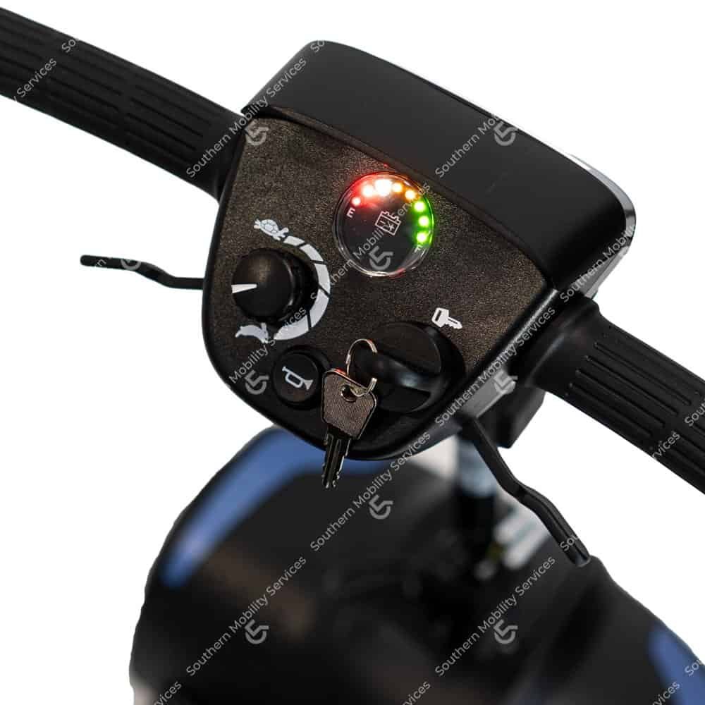 used rascal velumili portable mobility scooter tiller