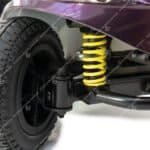 Used purple vouge portable mobility scooter suspension