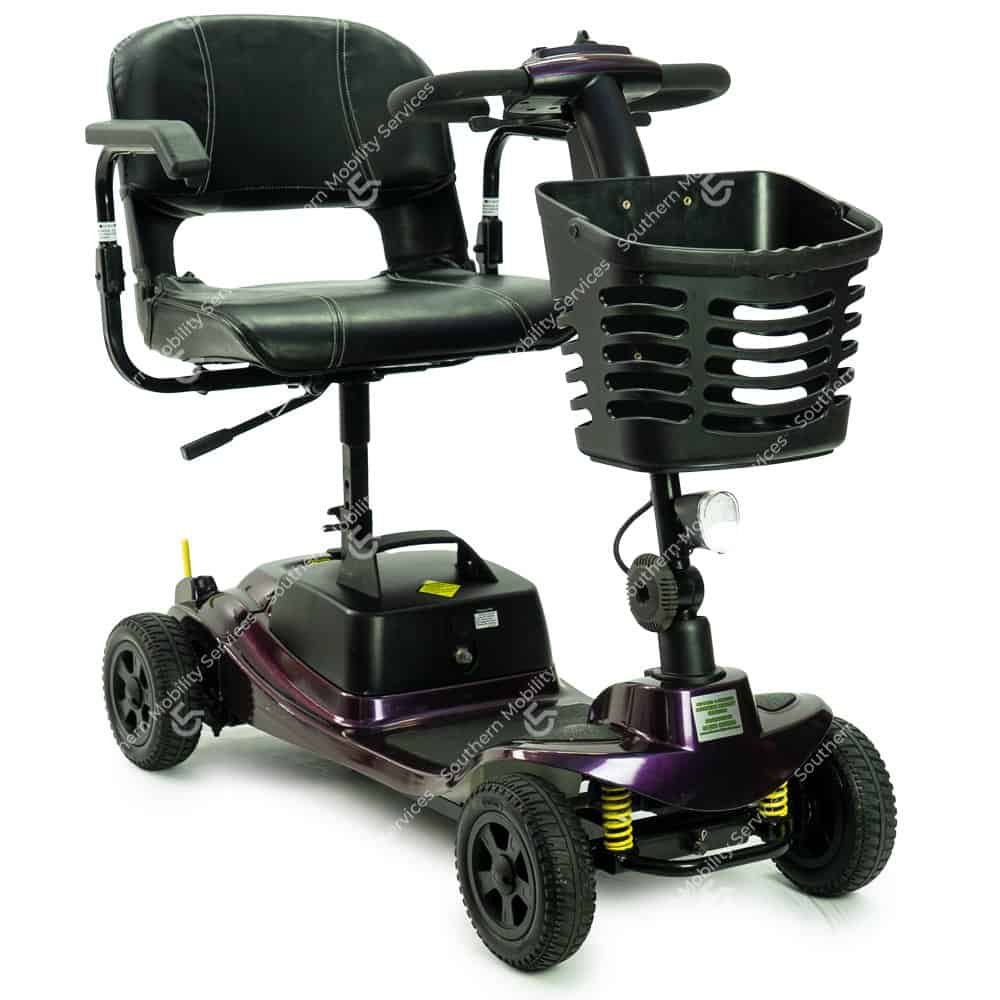 Used purple vouge portable mobility scooter