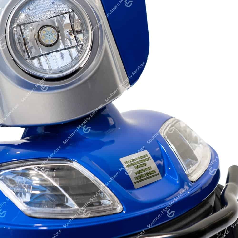 used kimco midi 8mph mobility scooter lights