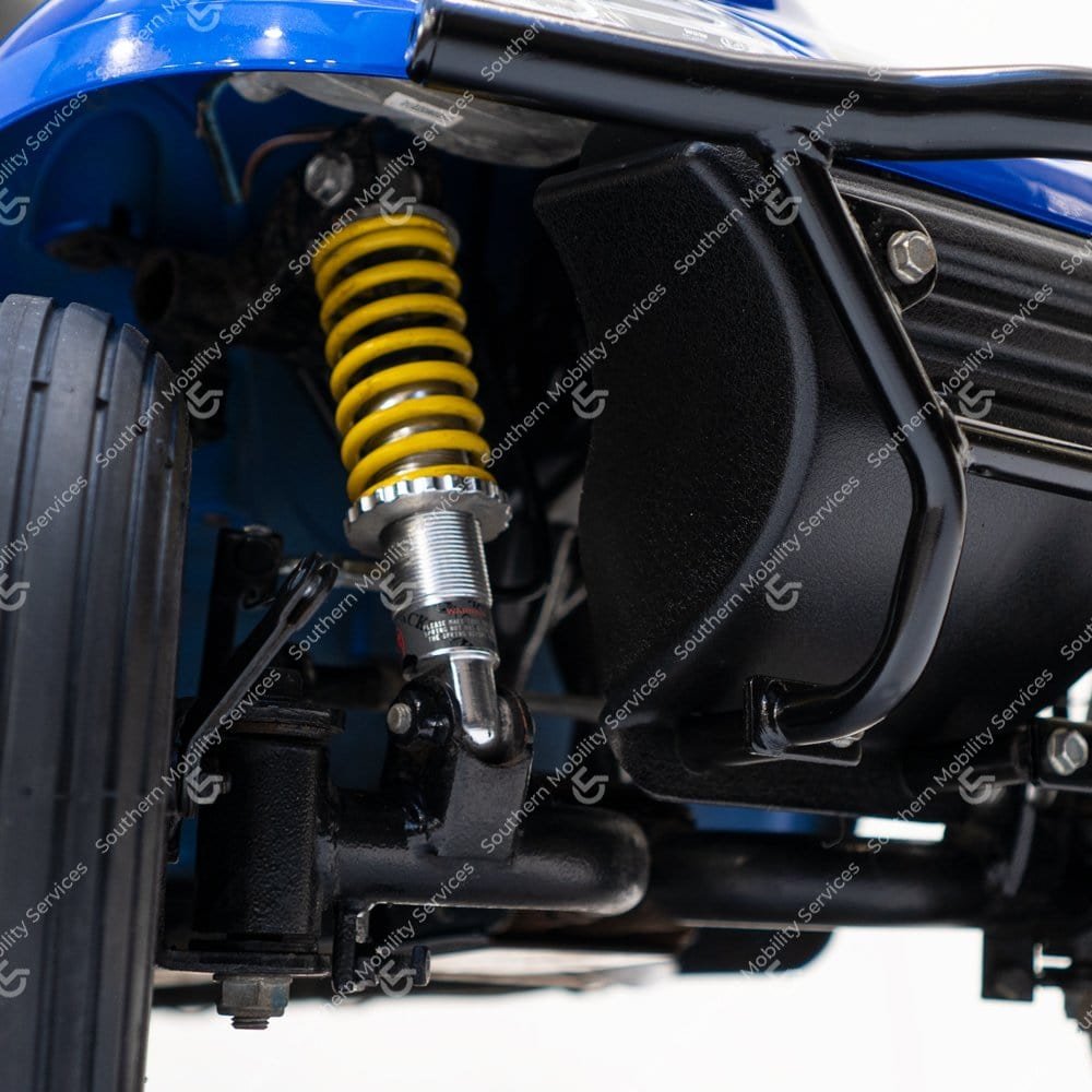 used kimco midi 8mph mobility scooter suspension