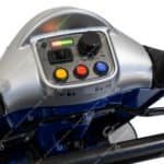 used kimco midi 8mph mobility scooter tiller