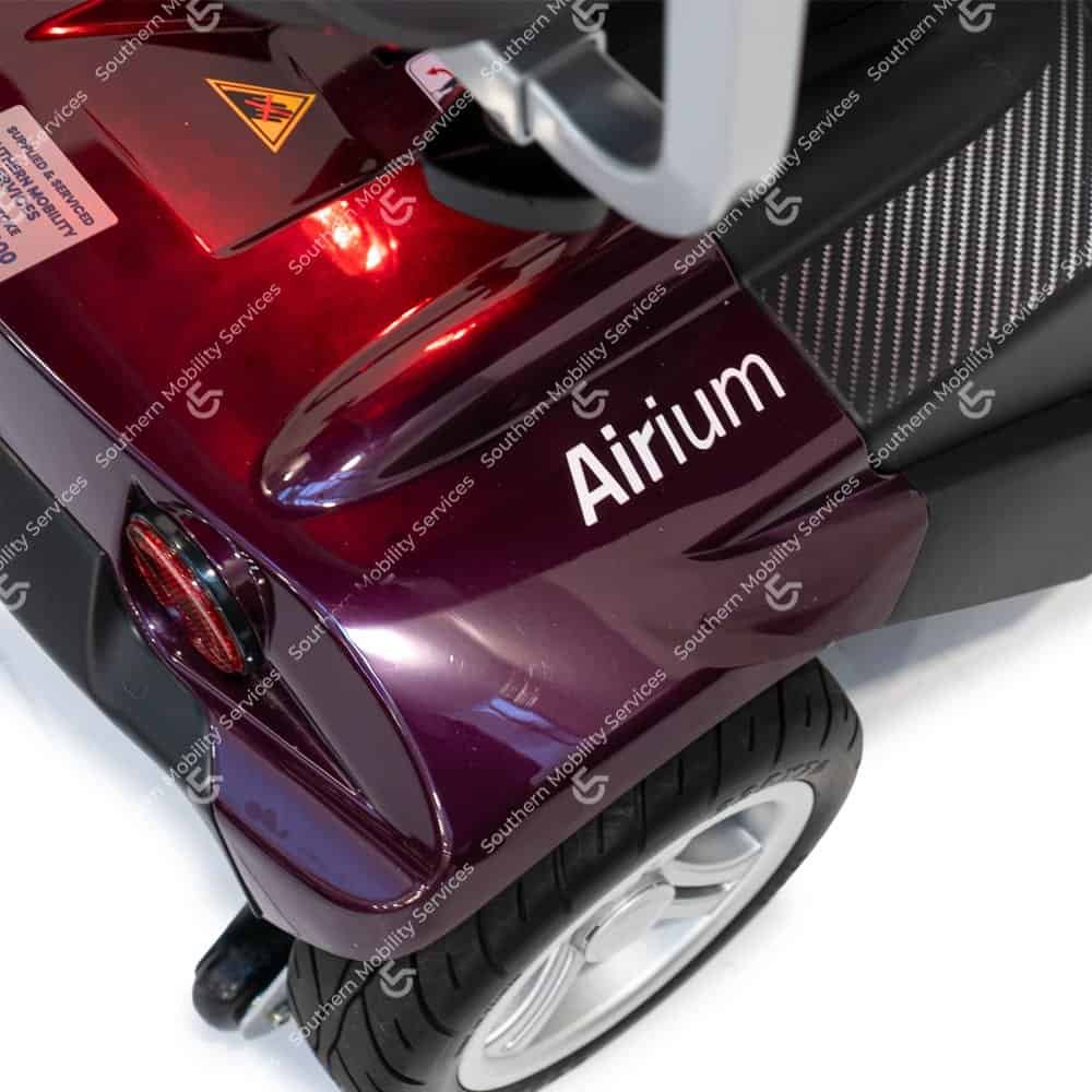 used plum airium portable mobility scooter logo