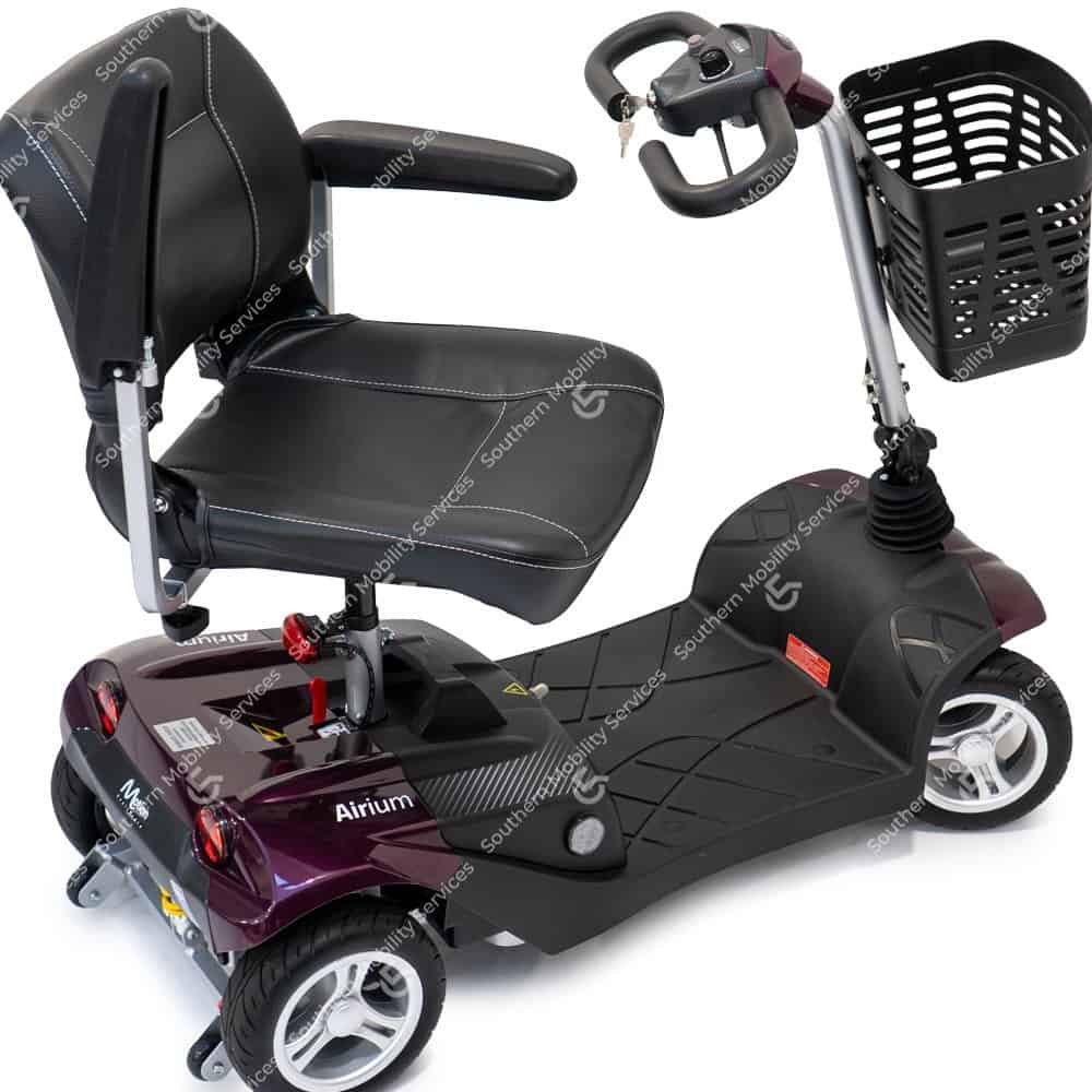 used plum airium portable mobility scooter swivel seat