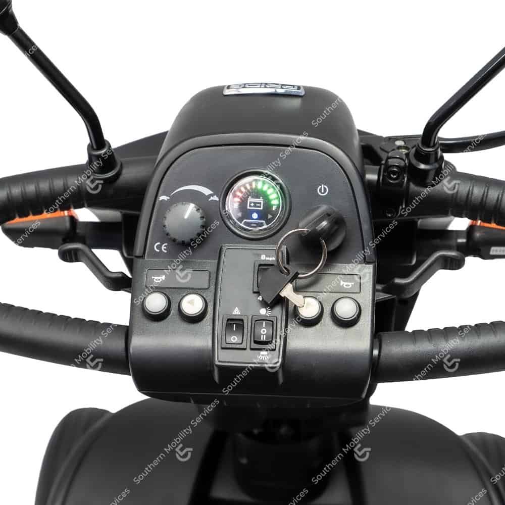 used pride colt sport 8mph mobility scooter tiller