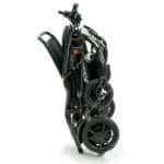 used quickie 50r carbon fibre powerchair folded