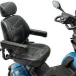 used rascal vecta 8mph mobility scooter blue swivel seat