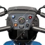 used rascal vecta 8mph mobility scooter blue tiller