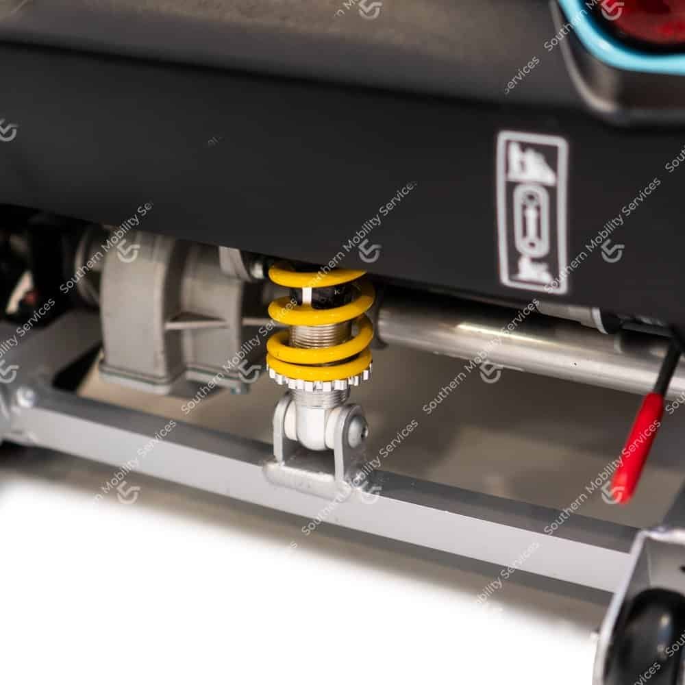 used teal airium portable mobility scooter suspension