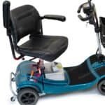 one rehab krs800 8mh portable mobility scooter swivel seat
