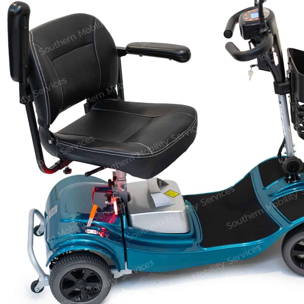 one rehab krs800 8mh portable mobility scooter swivel seat