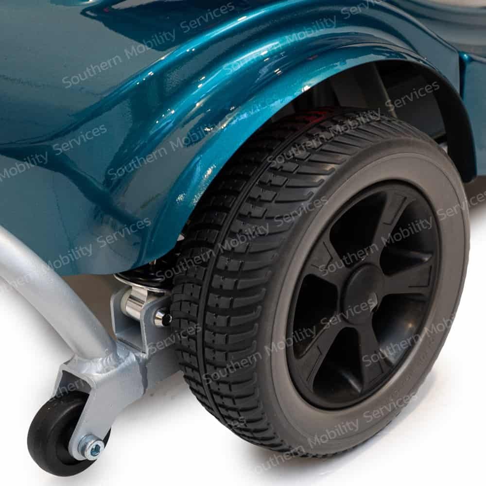 one rehab krs800 8mh portable mobility scooter wheel