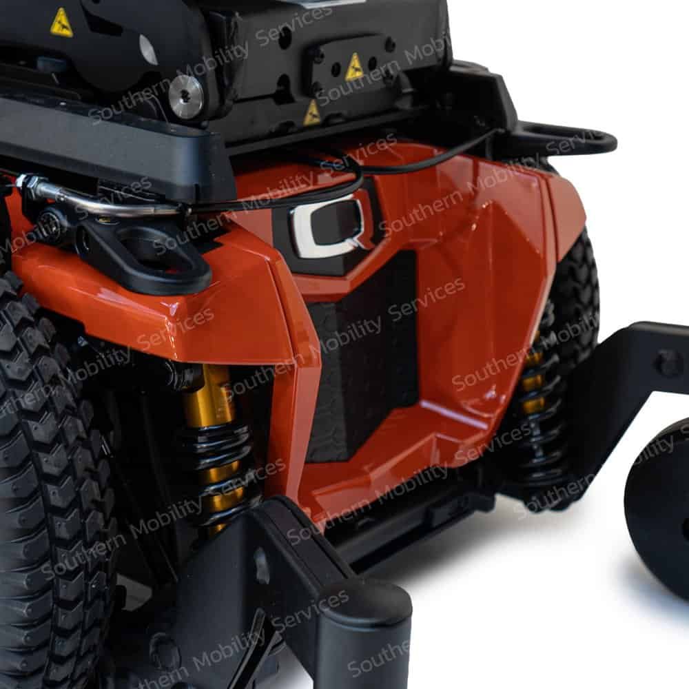 quantum edge 3 powerchair front suspension